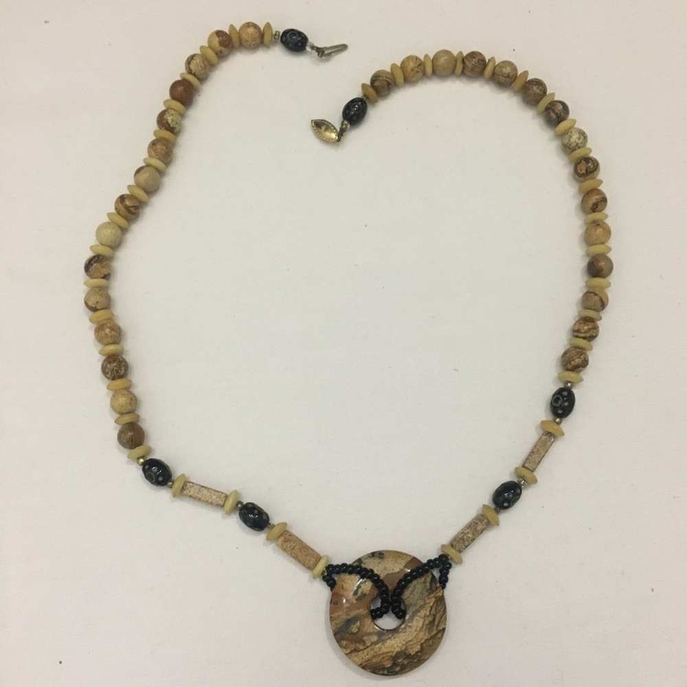 Vintage Natural Stone Necklace